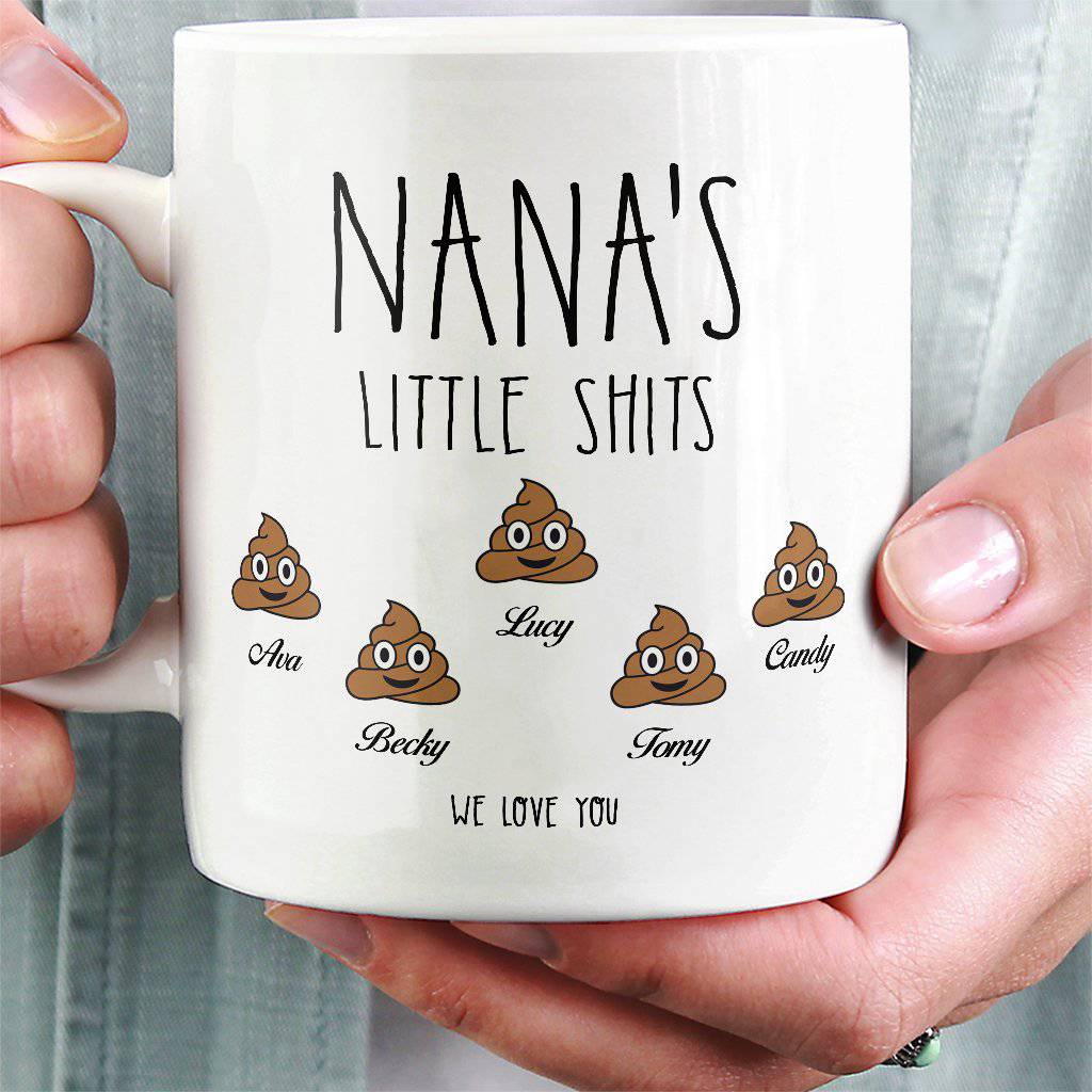 PERSONALIZED MOMMY'S LITTLE SH*TS COFFEE MUG