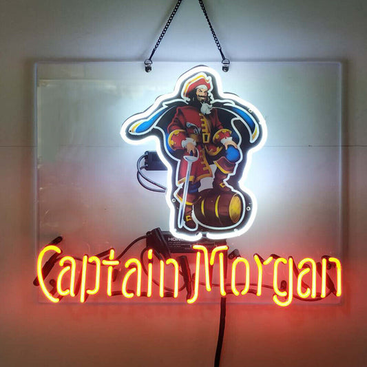 Enhance Your Bar Ambiance with a Captivating Captain Morgan Neon Sign