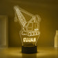 Personalized 7/16 Colors Changing Led Night Light Crane