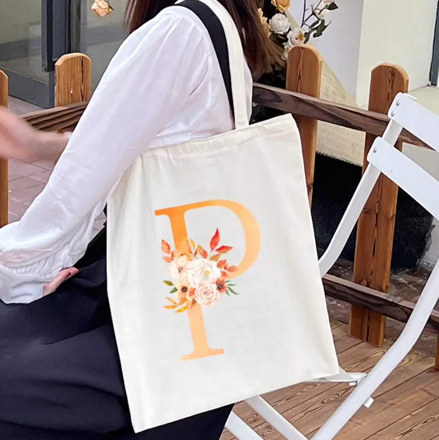 Personalized Large Capacity Summer Canvas Bag