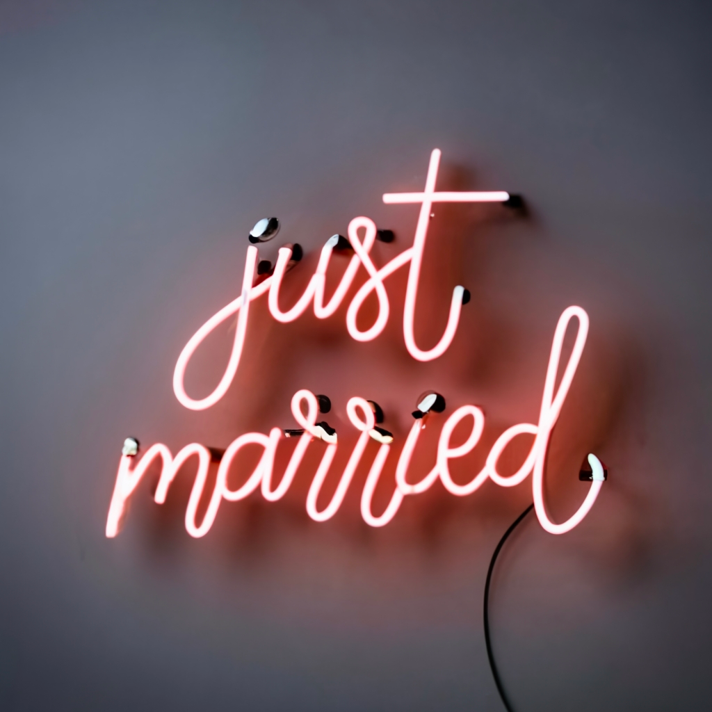 Just Married Neon Sign: Elevate Your Wedding Decor with Stunning Wedding Neon Sign