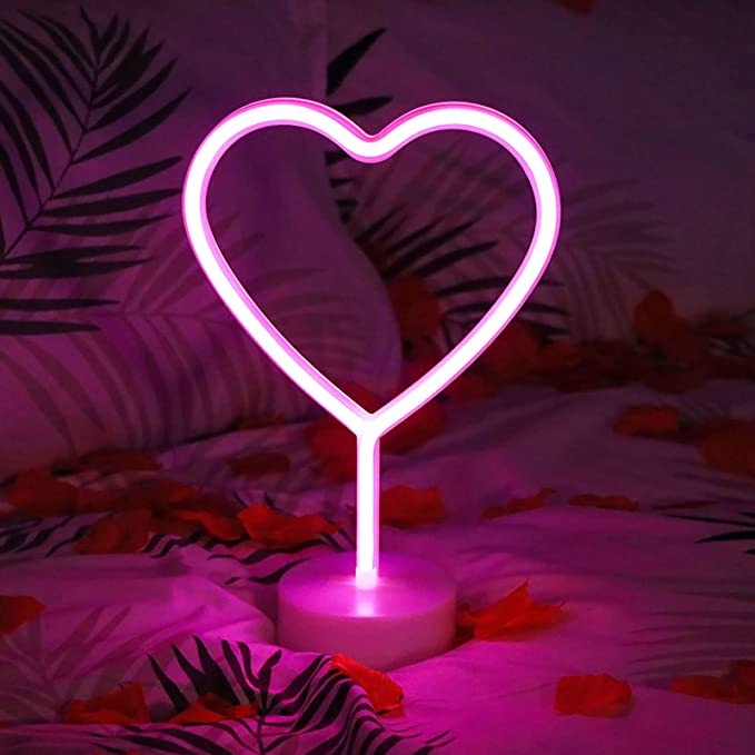 Professional Heart Neon Sign for Restaurants: Increase Ambiance and Attract Customers