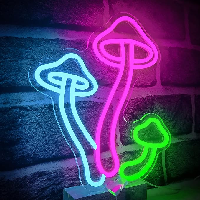 Explore the Mesmerizing Glow of Mushroom Neon Signs for Your Restaurant
