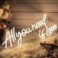 Discover the Perfect Wedding Neon Sign: All You Need is Love ii