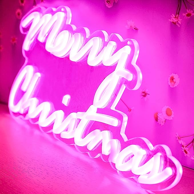 Premium Christmas Neon Sign for Party and Holiday Decorations