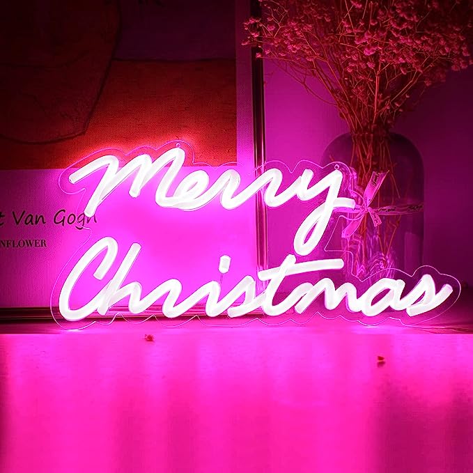 Premium Christmas Neon Sign for Party and Holiday Decorations