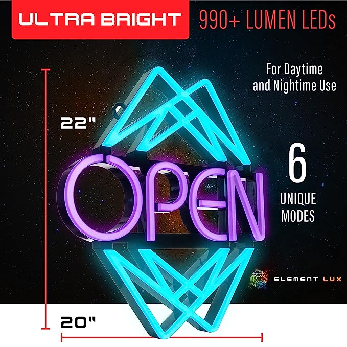 Light Up Open Sign For Business
