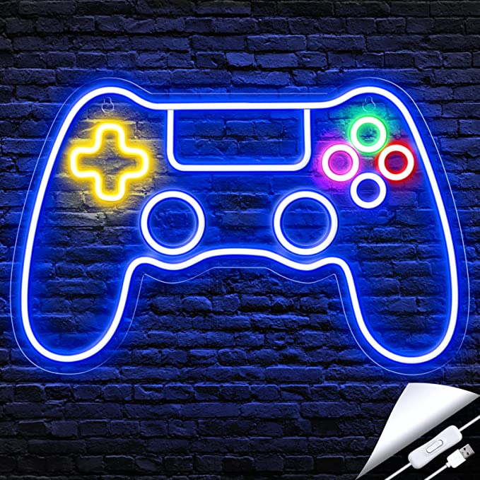 Premium Gamer Neon Sign for Restaurant: Elevate Your Gaming Experience