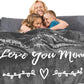 Personalized Mom/Nana/Auntie Blanket All The Words About Mom