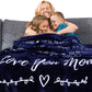 Personalized Mom/Nana/Auntie Blanket All The Words About Mom