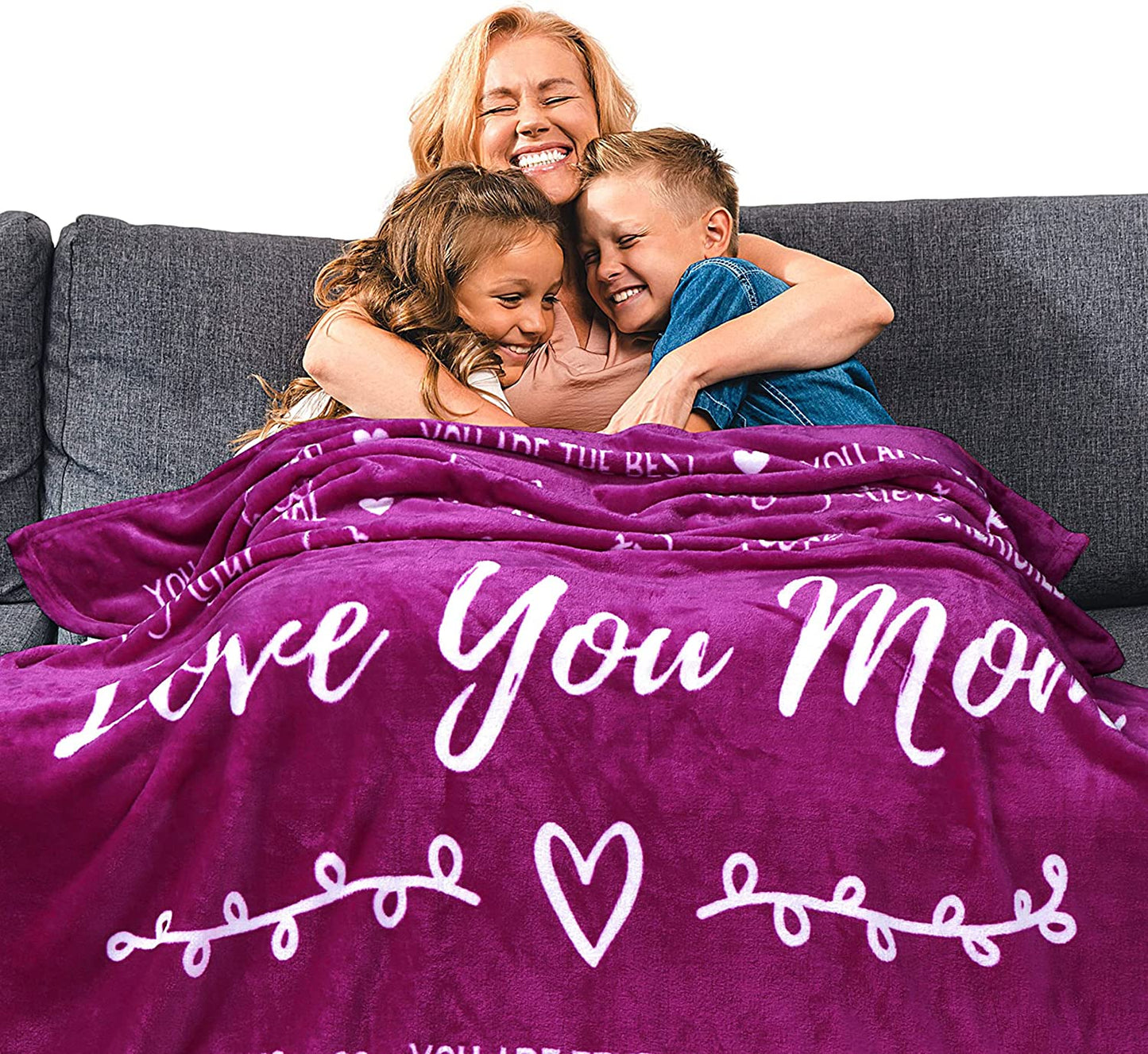 Personalized Mom/Nana/Auntie Blanket All The Words About Mom