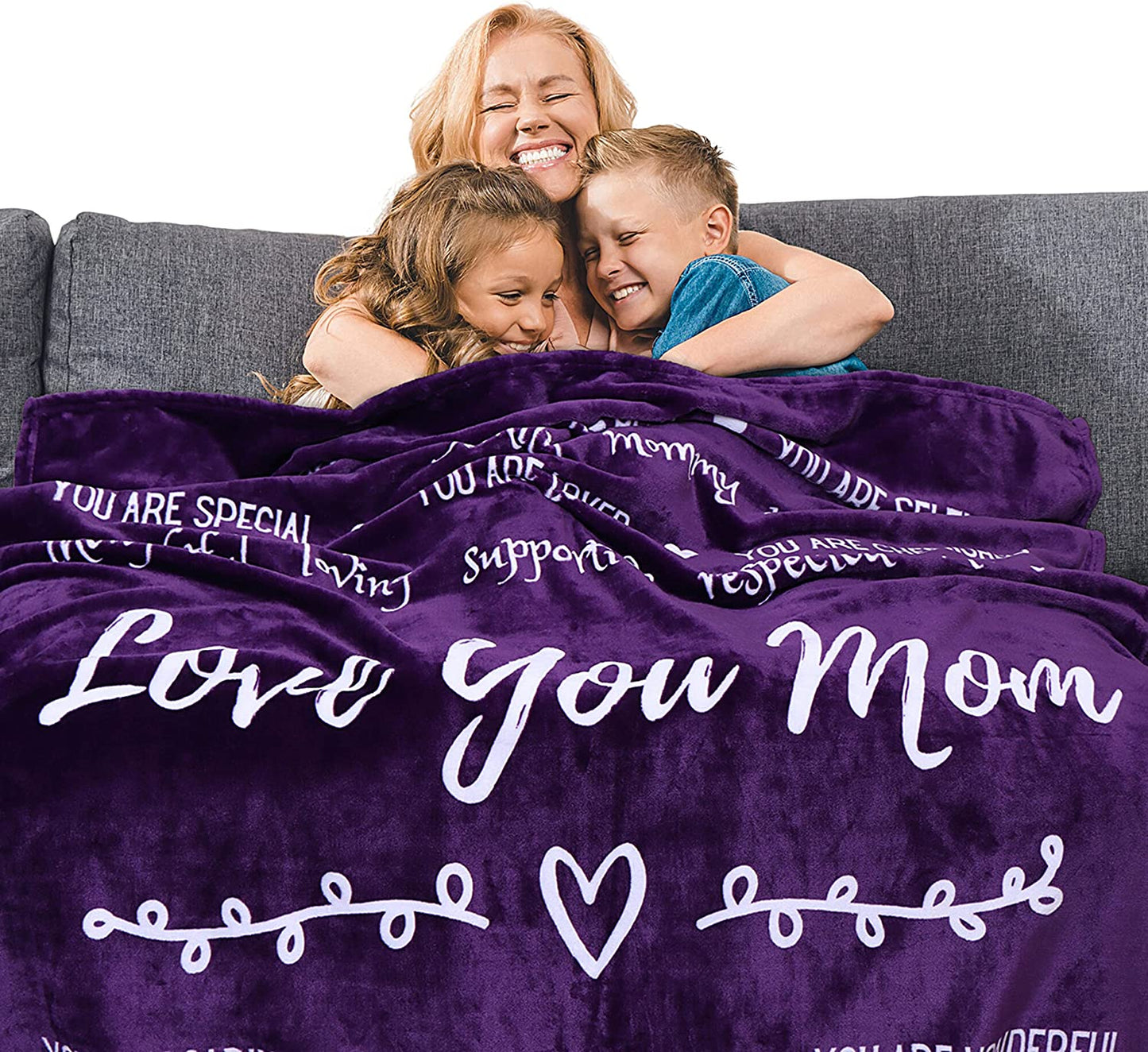 Personalized Mom/Nana/Auntie Blanket All The Words About Mom