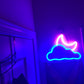 Kid's Room Neon Sign Moon&Cloud