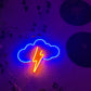 kid's room cloud neon sign