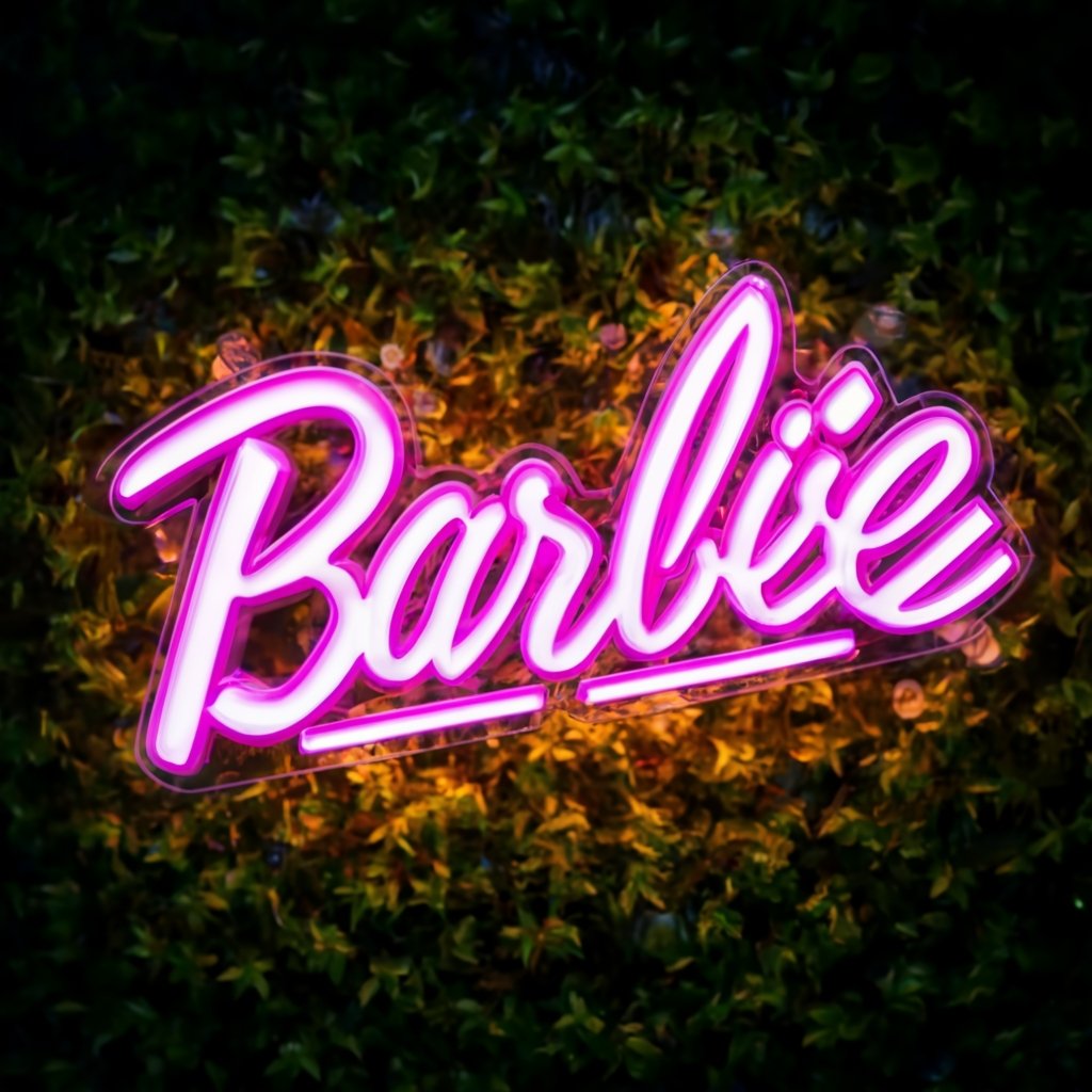 Business Barbie Neon Sign: Illuminate Your Workspace with Professional Elegance