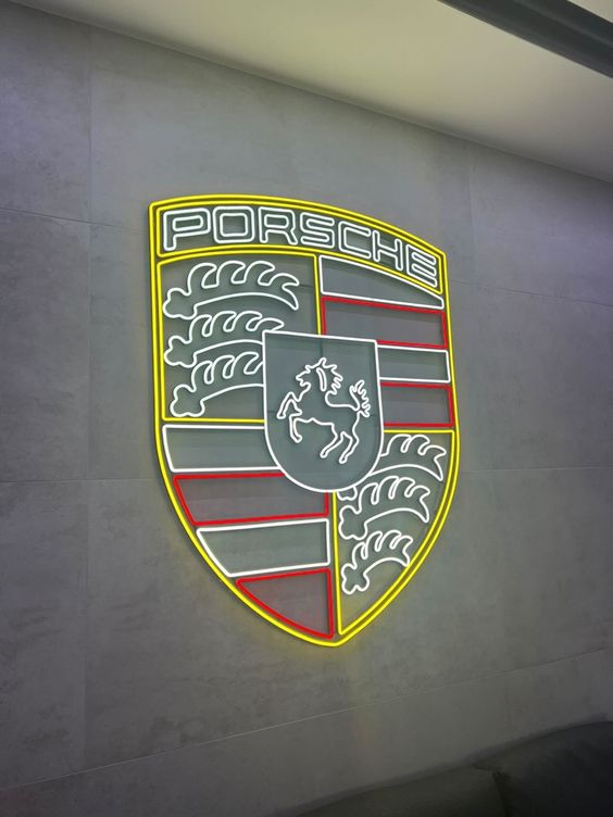 High-Quality Porsche Neon Sign - The Perfect Brand Accessory