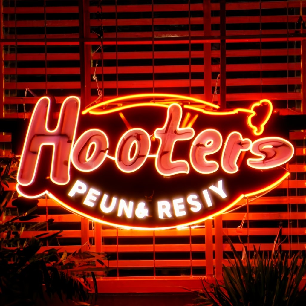 Hooters Neon Sign - The Perfect Addition for Your Restaurant Décor