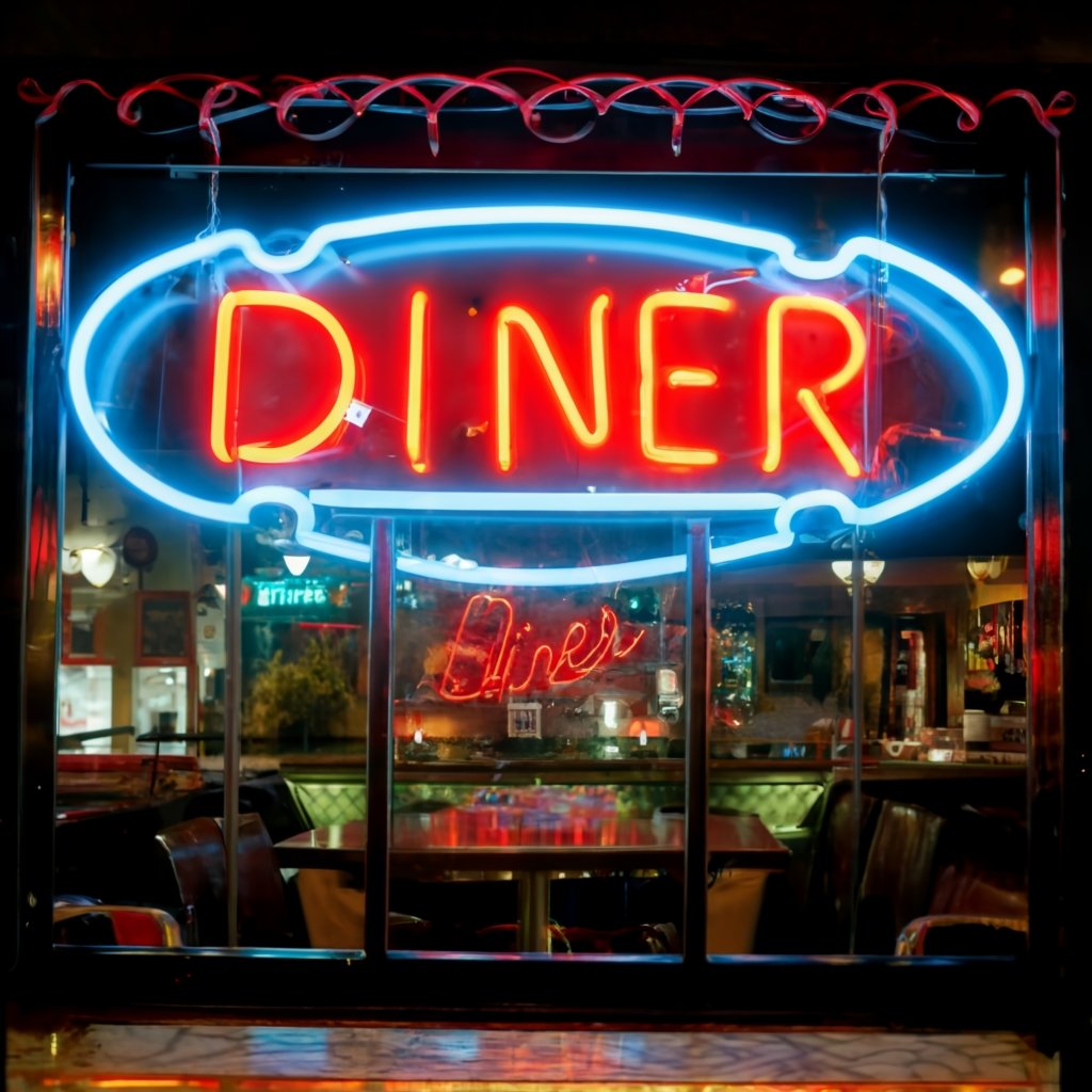 Top-quality Neon Diner Sign for Restaurants: Enhance Your Ambiance and Attract More Customers