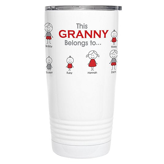 Personalized Family Belonging Insulated Tumbler