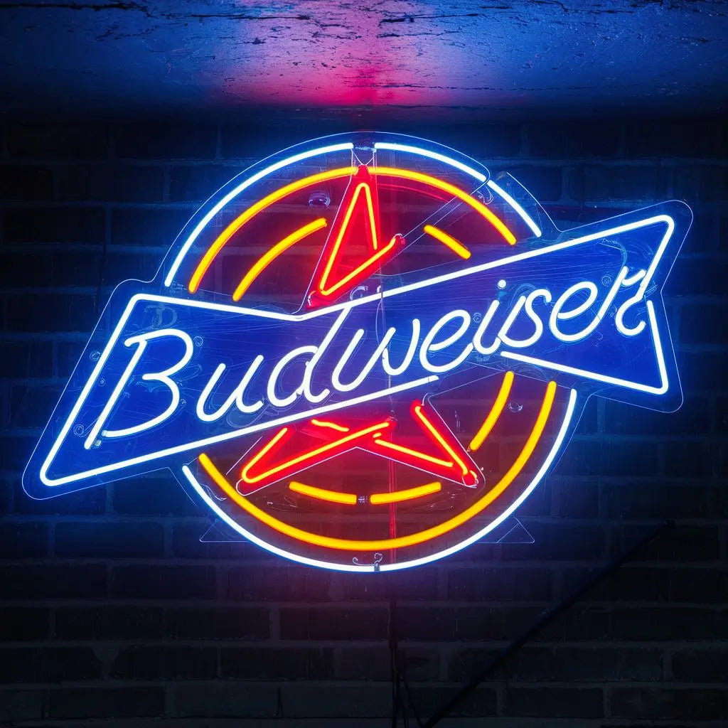 budweiser neon beer signs