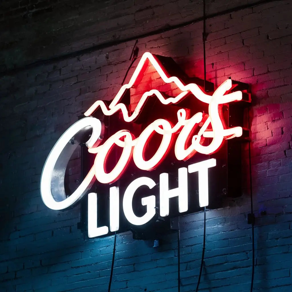 coors light neon light