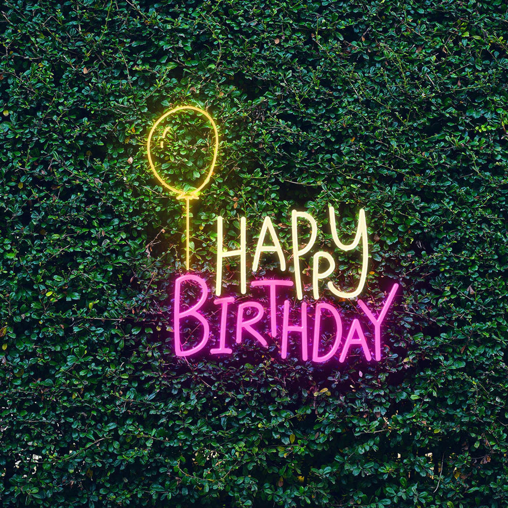Shop the Best Party & Holiday Happy Birthday Neon Sign - Professional Quality