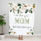 Personalized  Flora Mom/Nana/Auntie We Love You Blanket Magnolia