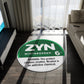 ZYN WINTERGREEN Nicotine Tin Accent Rug