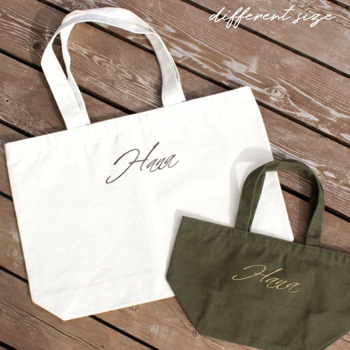 Personalized Embroidered Tote Bag