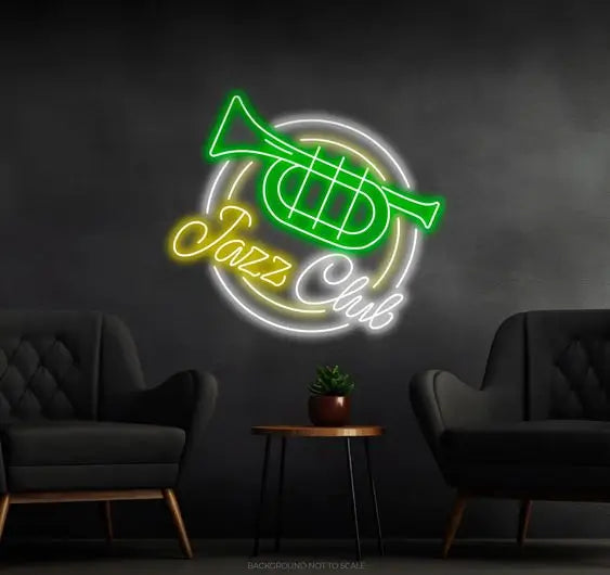 Explore the Vibrant Atmosphere: Jazz Club Neon Sign Illuminates Your Venue!