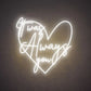 Unveiling the Mesmerizing 'It Was Always You' Neon Sign for Wedding Bliss