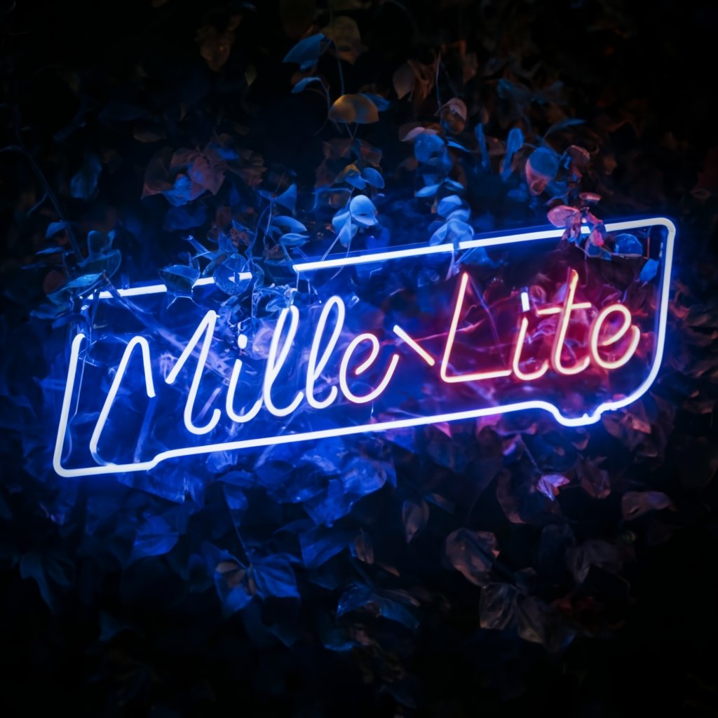 Top-notch Miller Lite Neon Sign for Your Bar – Elevate the Ambience with Exquisite Craftsmanship