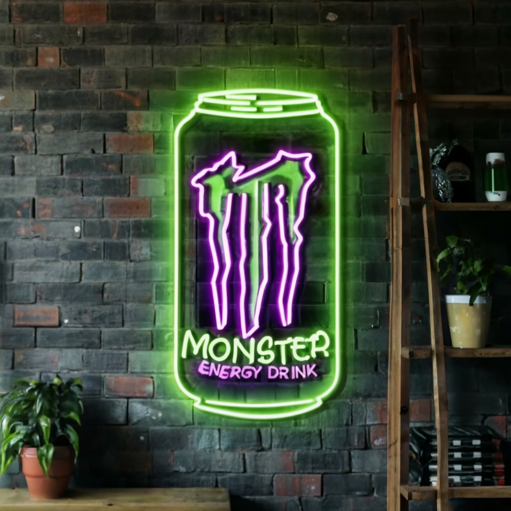 Enhance Your Bar's Ambiance with a Professional Monster Energy Drink Neon Sign