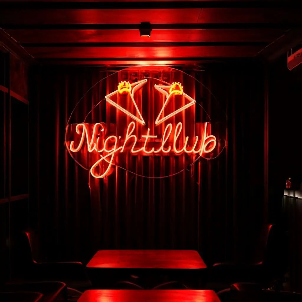 nightclub neon sign