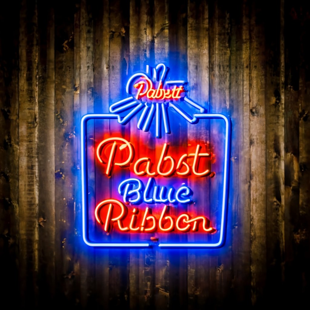 Shop the Finest Pabst Blue Ribbon Neon Sign for Your Bar - Illuminate your Space with a Professional Touch