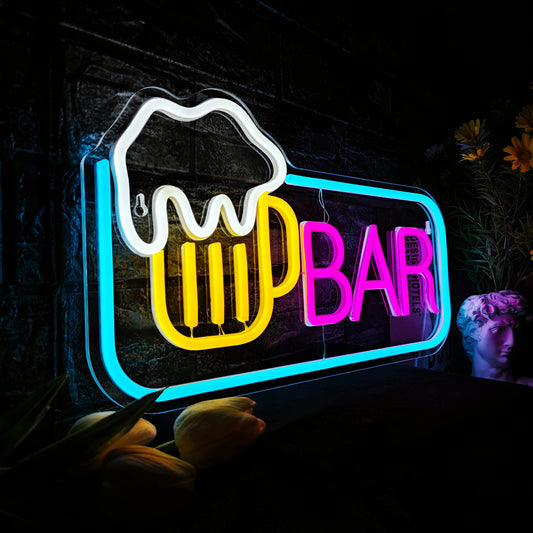 Top-Quality Beer Bar Neon Sign for Your Stylish Bar – Improve the Atmosphere and Attract More Customers
