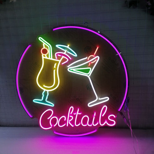 High-Quality Neon Sign for Cocktails Parrot at Pub: Perfect Addition to Your Bar