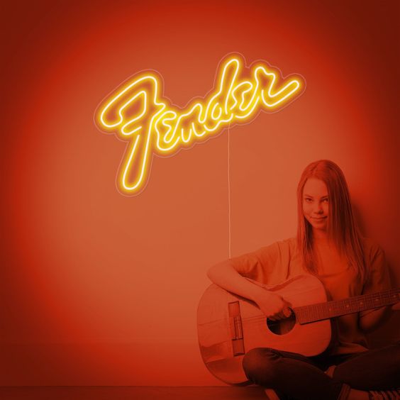 Fender Neon Sign for Bars: Bring a Vibrant and Authentic Touch to Your Bar Decor